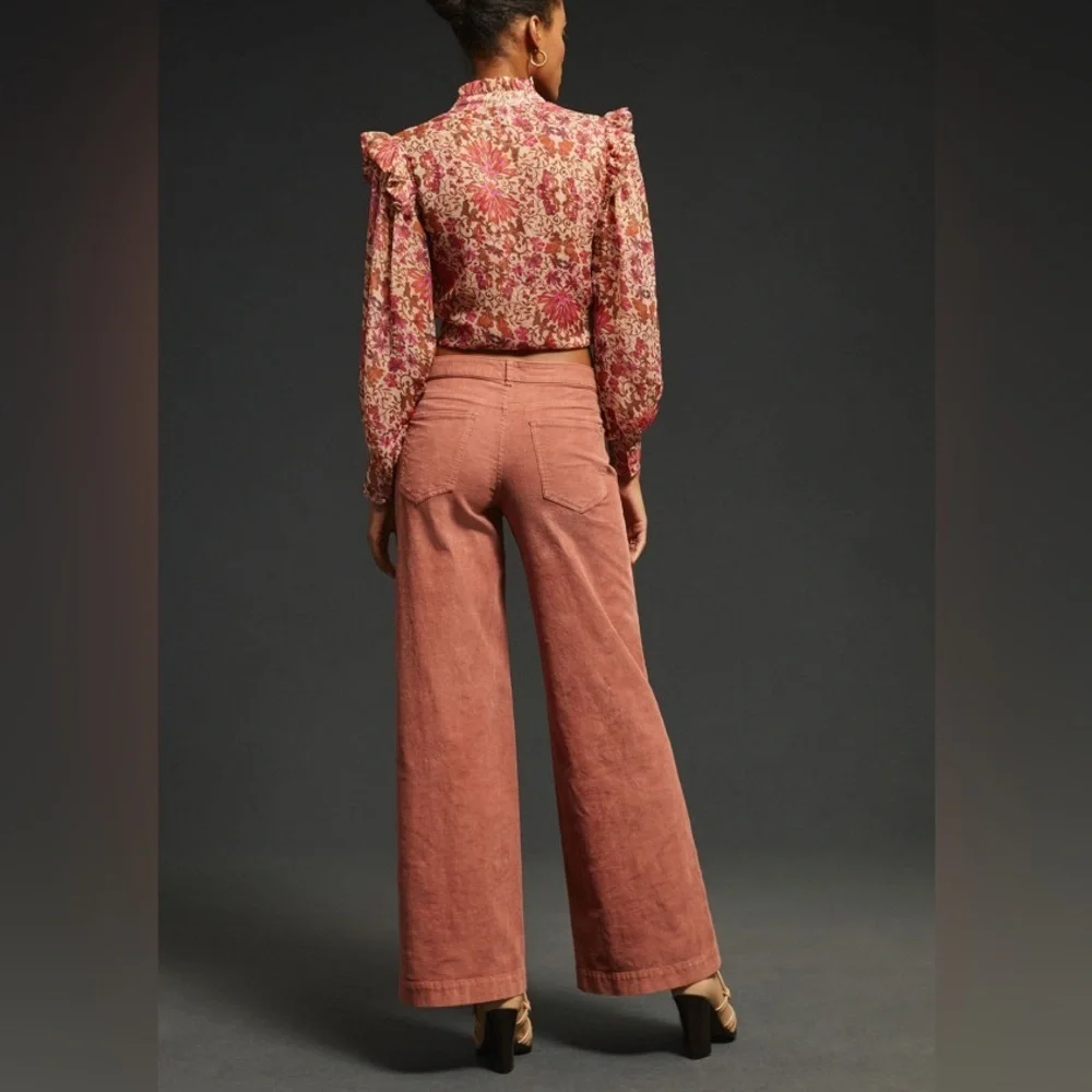 Pilcro by Anthropologie - The Gwen Wide-Leg Corduroy Pants - Picture 2 of 11